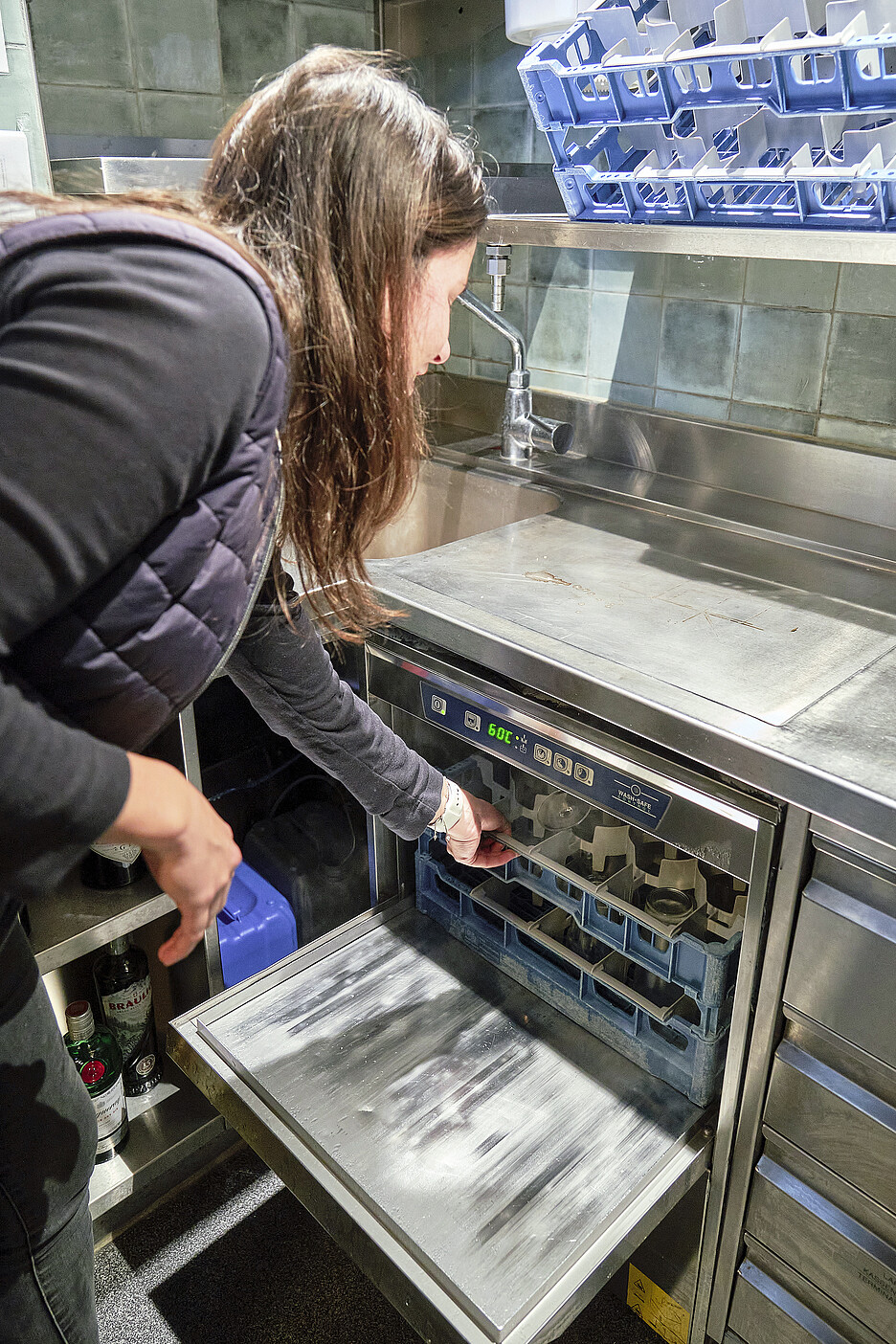 Für das Team heisst das Filtersystem von Brita: kein Nachpolieren, weniger Aufwand und mehr Zeit für den Service.