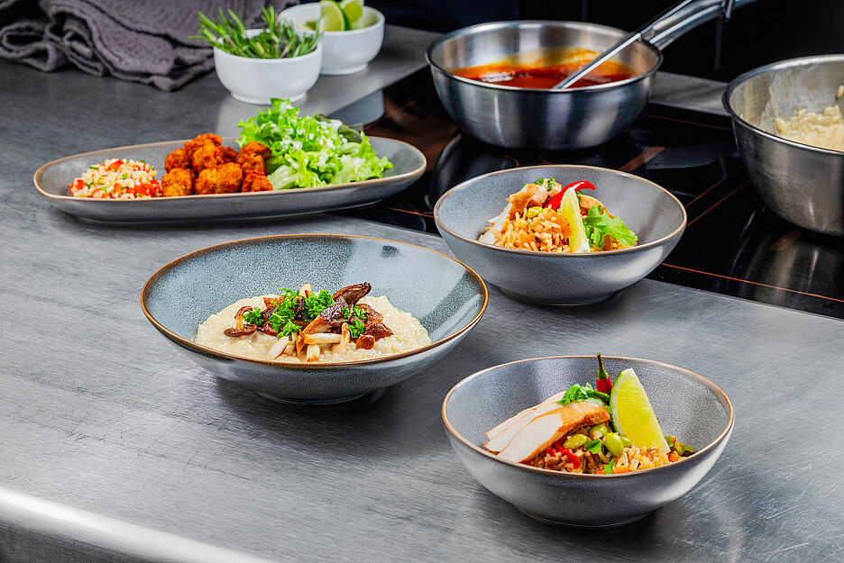 High Convenience-Produkte Bereit für den Service.