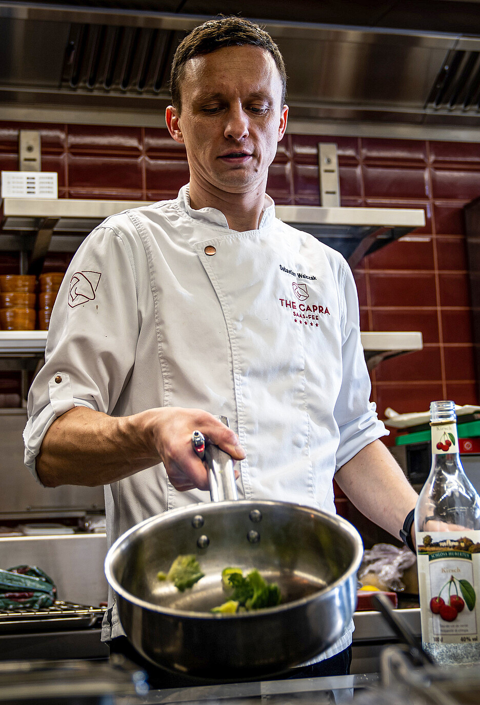 Küchenchef  Sebastian Walczak in «The Brasserie  Kitchen».