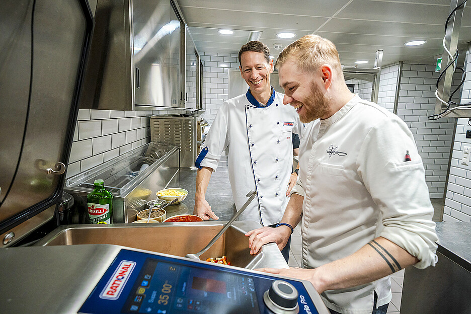 Die Mitarbeitenden von Rational Schweiz AG bieten im Rahmen von Betriebsbegleitungen auch konzeptionelle Unterstützung.