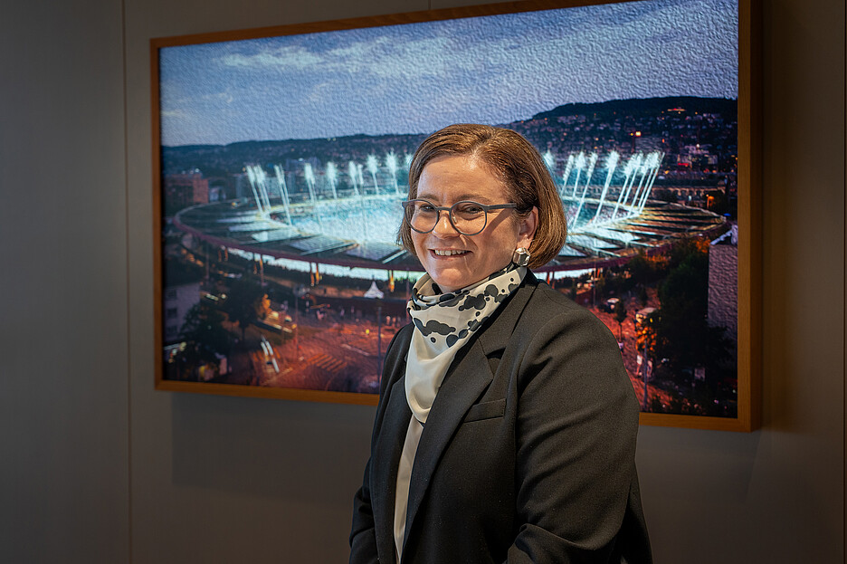 «Mein Job ist eine Berufung. Das Stadion Letzigrund ist für mich der schönste Ort in Zürich», sagt Sara Troiano, Geschäftsführerin der ZFV-Stadiongastronomie.