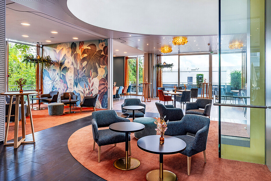 Neugestaltete Lobby im Hotel Sedartis.