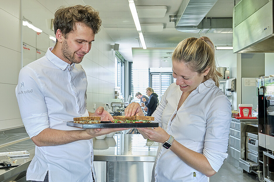 Ausgetüftelt wurden die Rezepturen für die Toasties von Küchenchefin Alexandra Knutti und Yanis Joss.