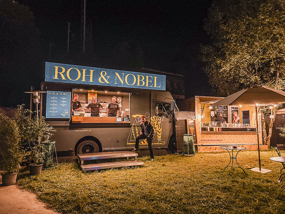 Heranfahren, grosse Klappe aufreissen und loslegen: Einfachere Konzepte aus dem Foodtruck will roh & nobel ausbauen – für Firmenfeste, Outdoor-Partys oder vergleichbare Anlässe.