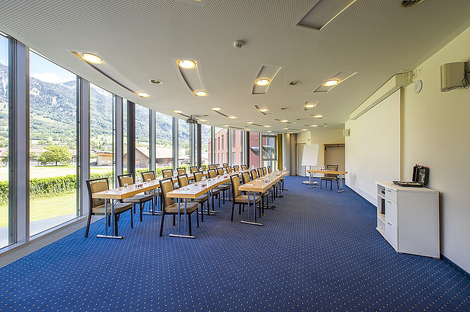 Die Räumlichkeiten für Tagungen, Seminare und Events sind mit modernster Veranstaltungstechnik ausgestattet. 