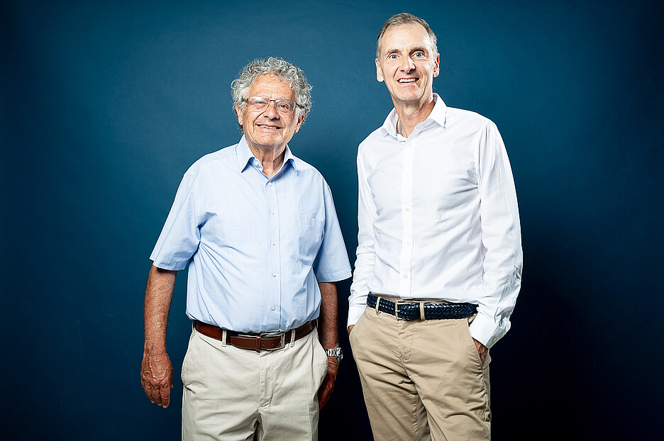 Inhaber Berthold Pluznik und CEO Sandro Vetterli.