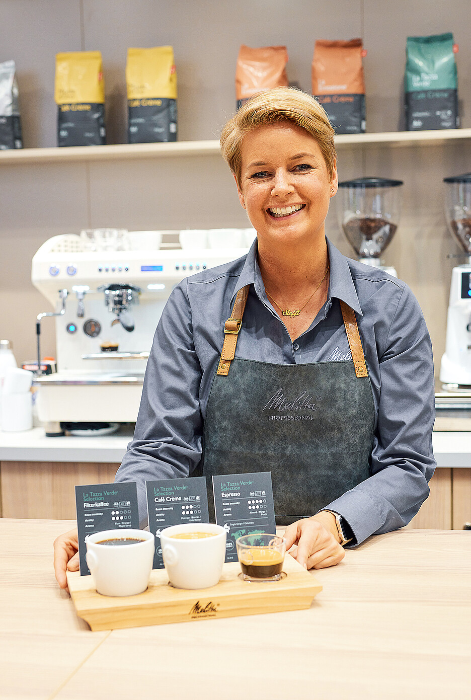 Stefanie Heidemann ist Jurorin der Specialty Coffee Association (SCA) und Managerin Training bei Melitta Professional.